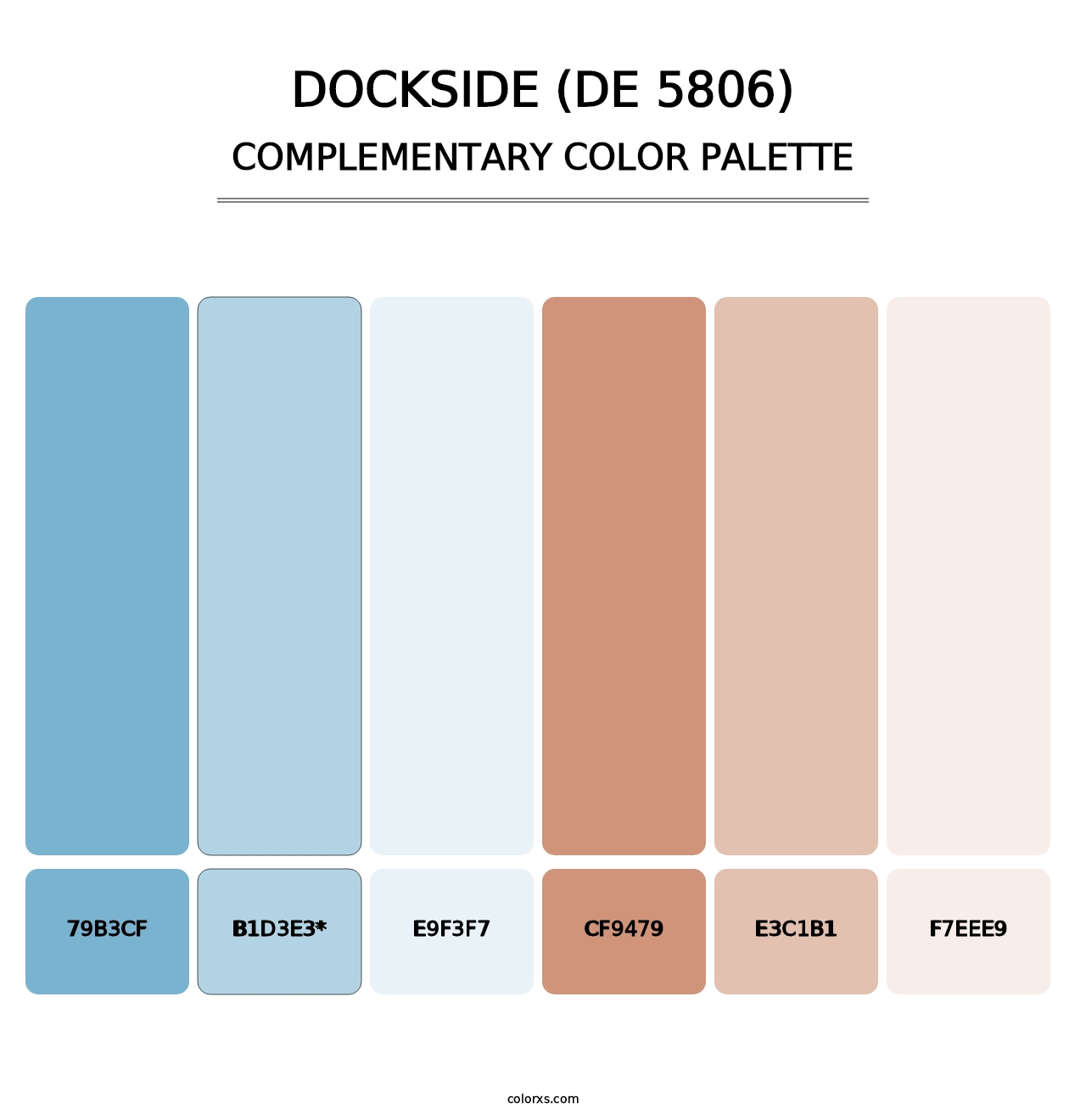 Dockside (DE 5806) - Complementary Color Palette