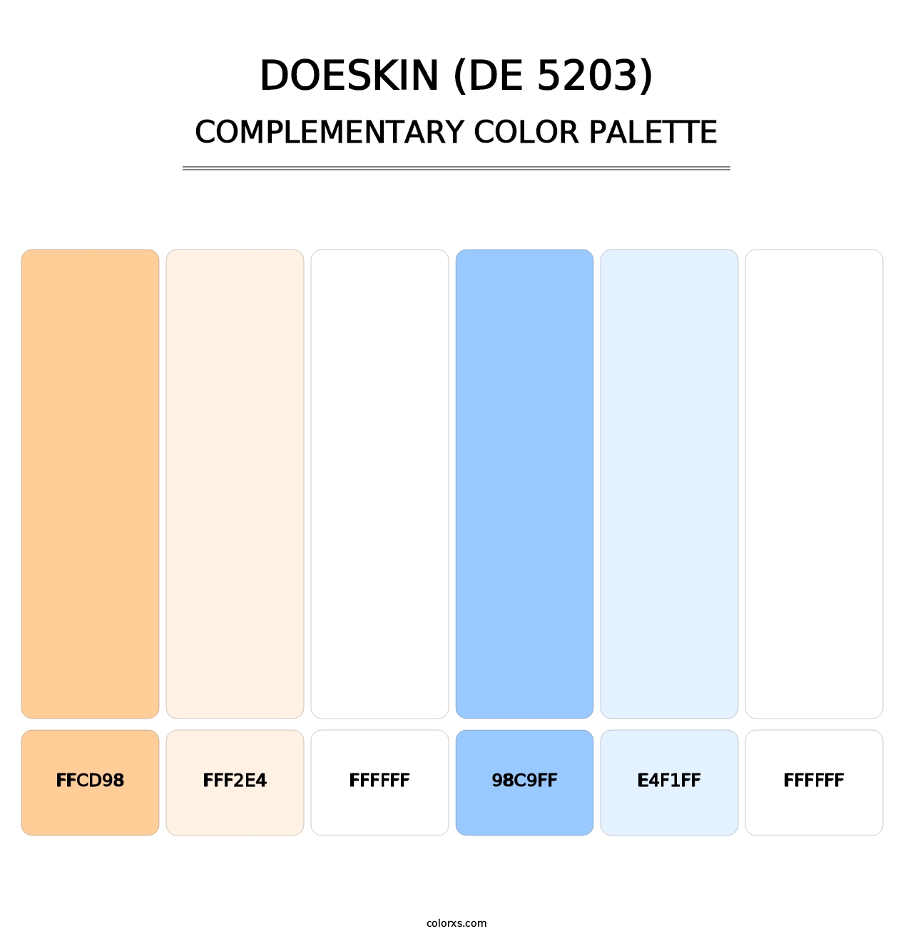 Doeskin (DE 5203) - Complementary Color Palette