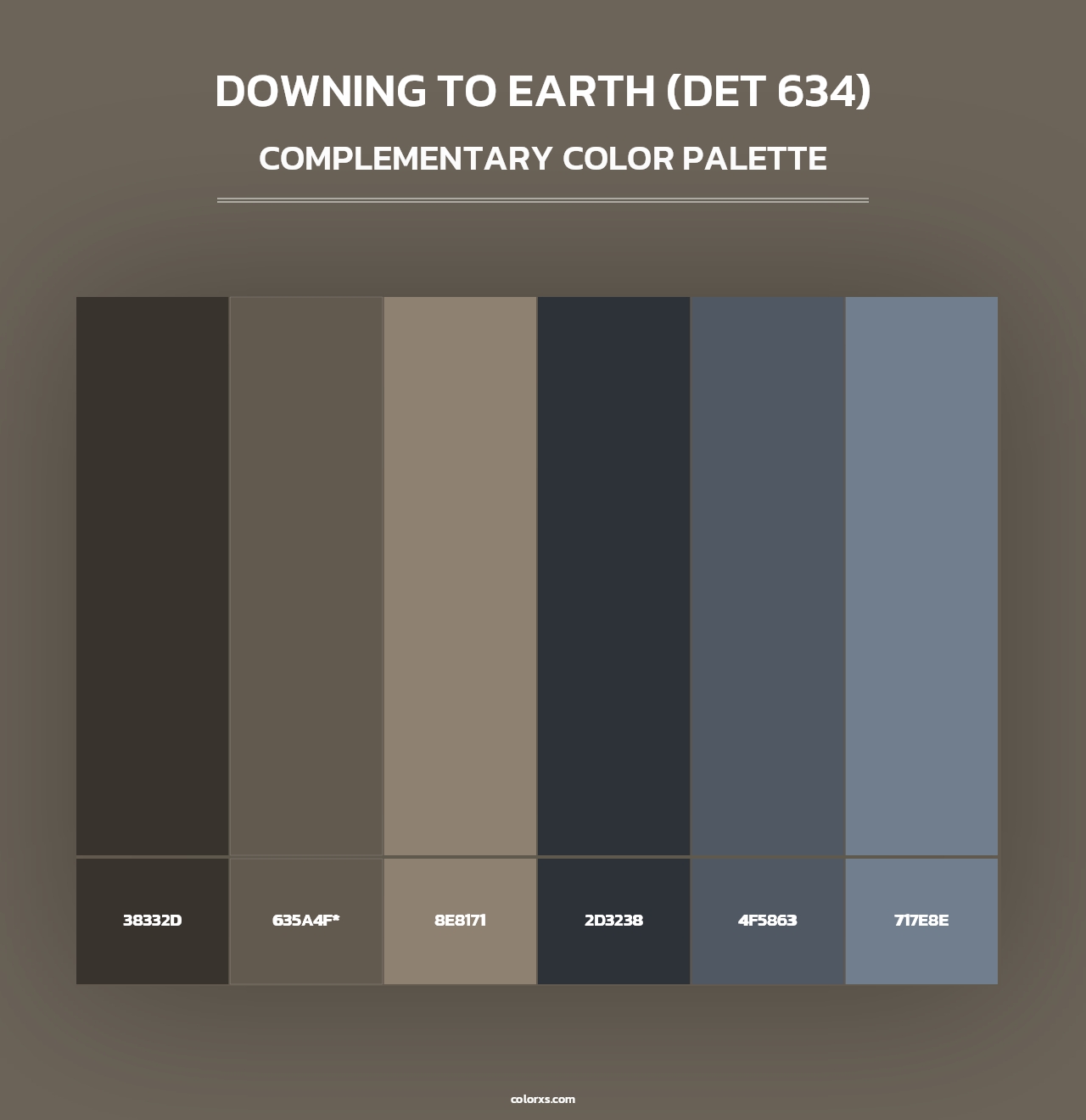 Downing to Earth (DET 634) - Complementary Color Palette