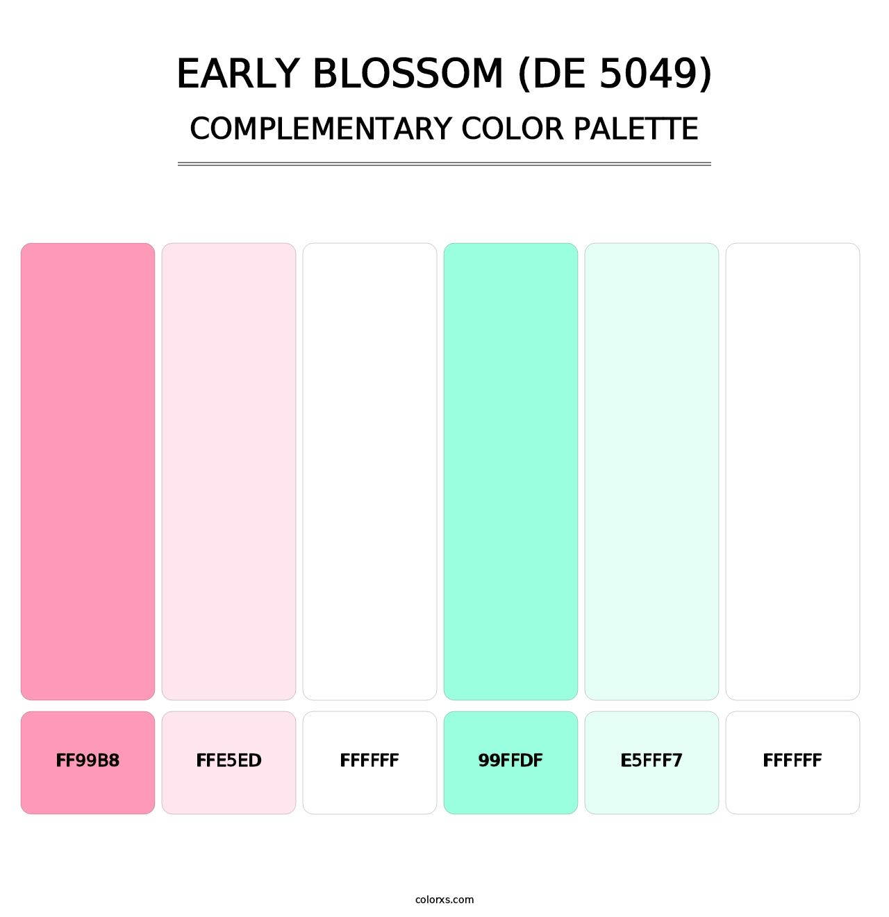 Early Blossom (DE 5049) - Complementary Color Palette