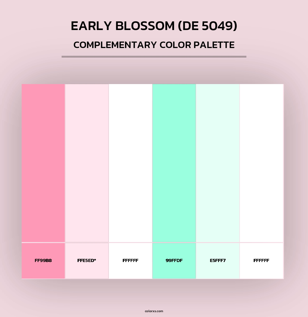 Early Blossom (DE 5049) - Complementary Color Palette