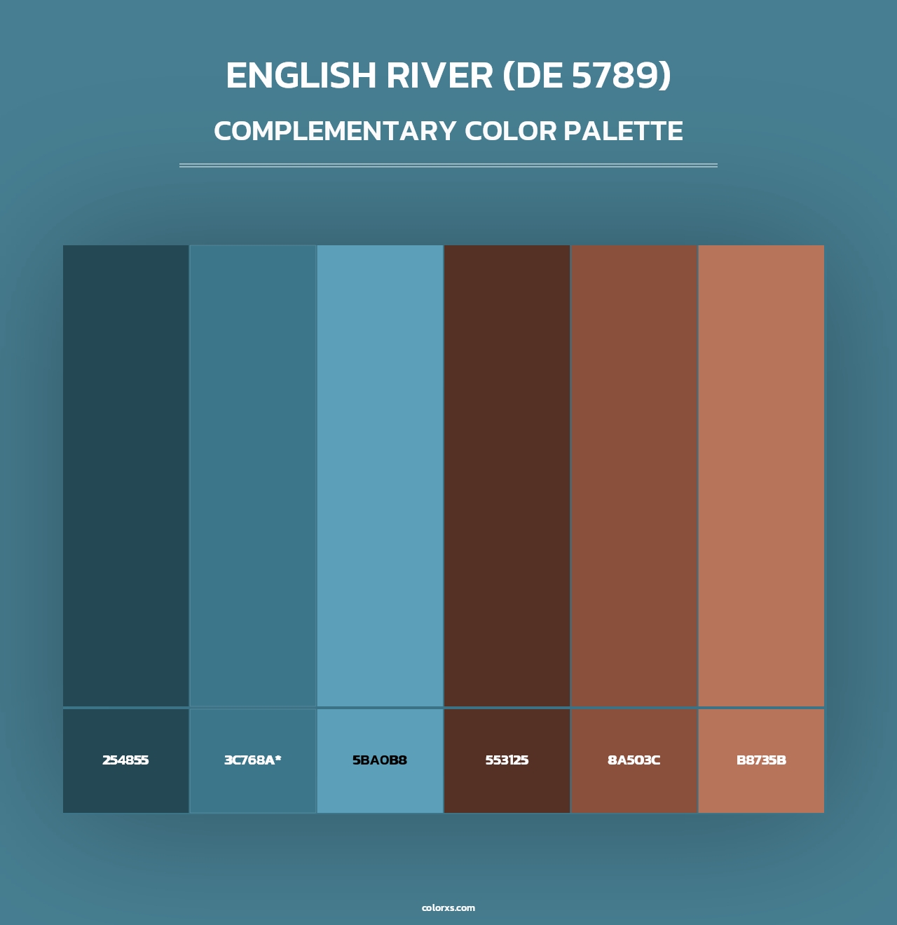 English River (DE 5789) - Complementary Color Palette