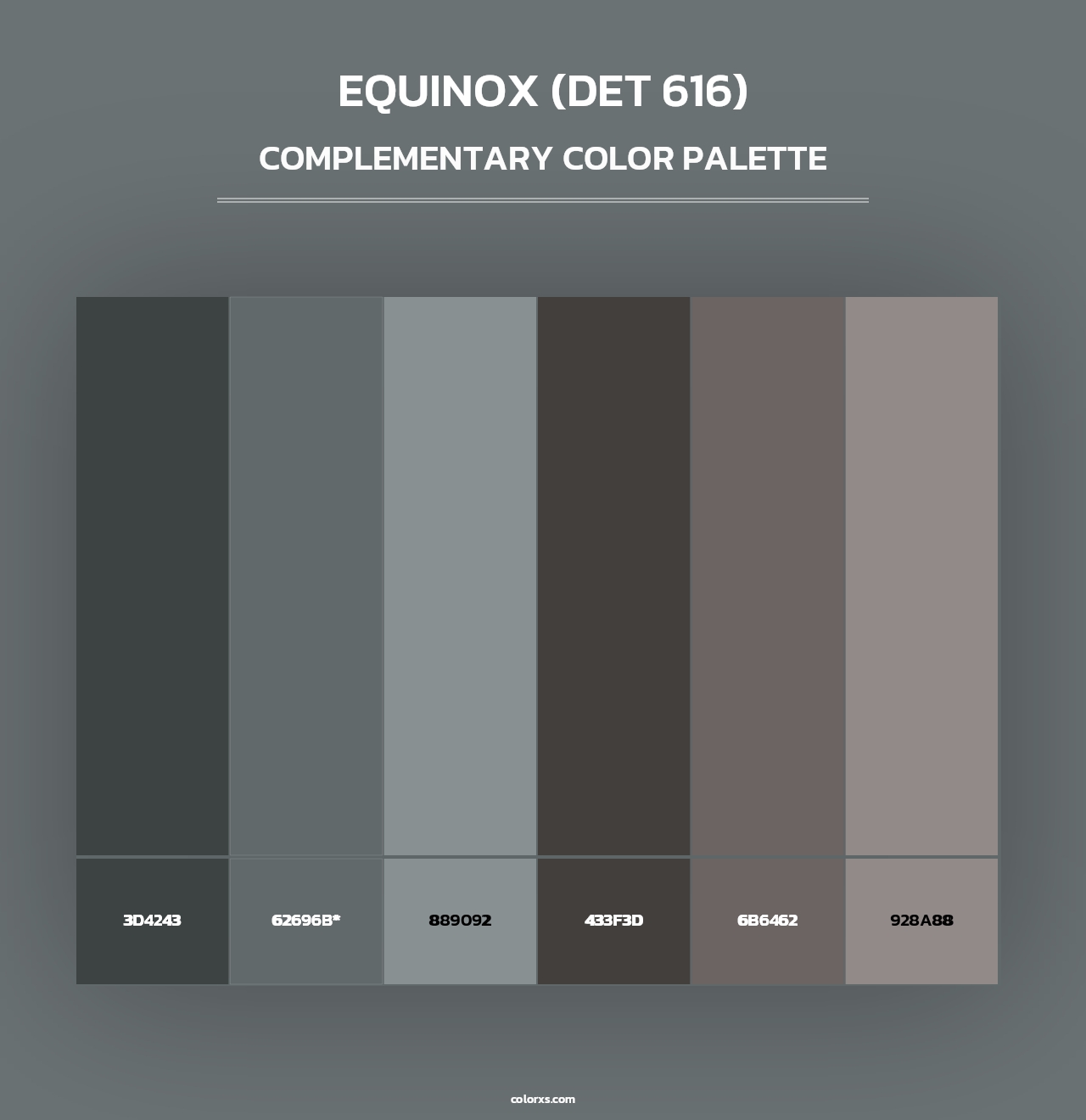 Equinox (DET 616) - Complementary Color Palette