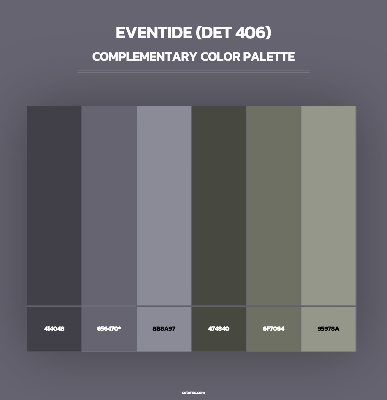 Eventide (DET 406) - Complementary Color Palette