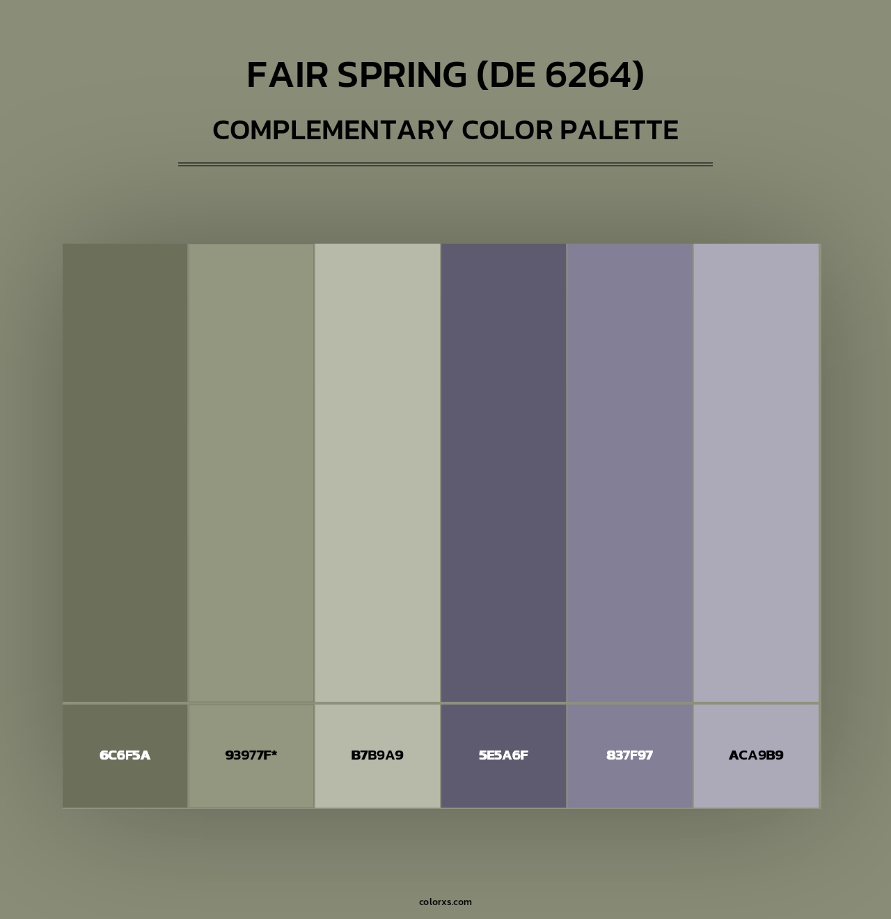 Fair Spring (DE 6264) - Complementary Color Palette