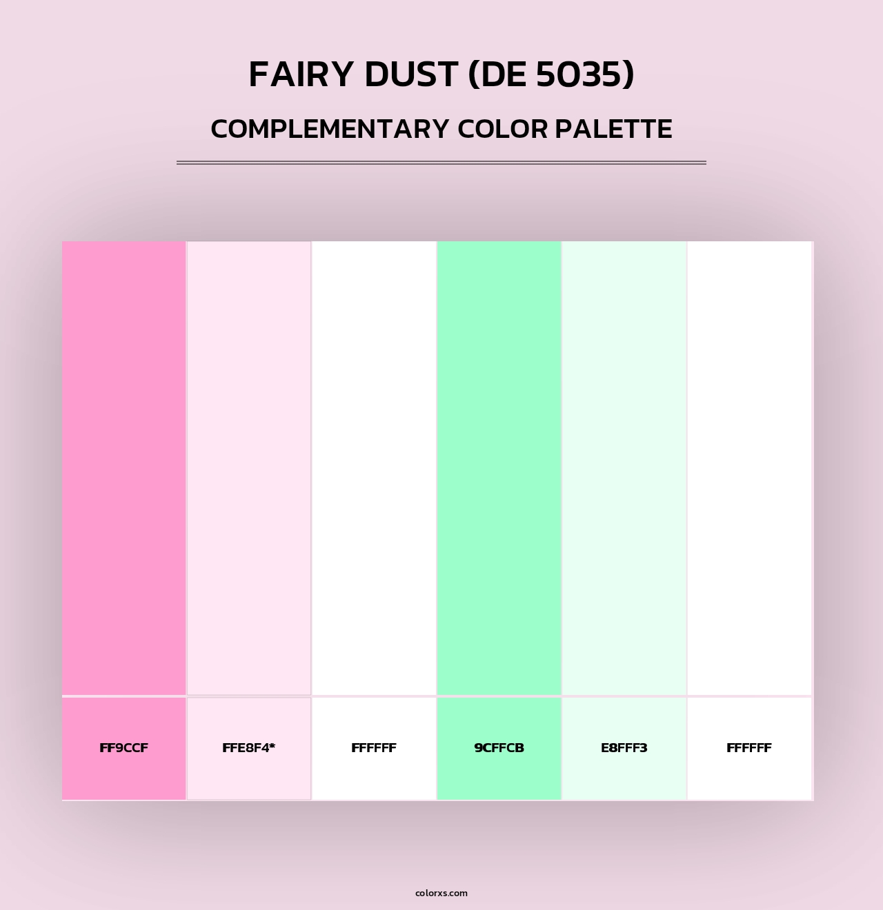 Fairy Dust (DE 5035) - Complementary Color Palette