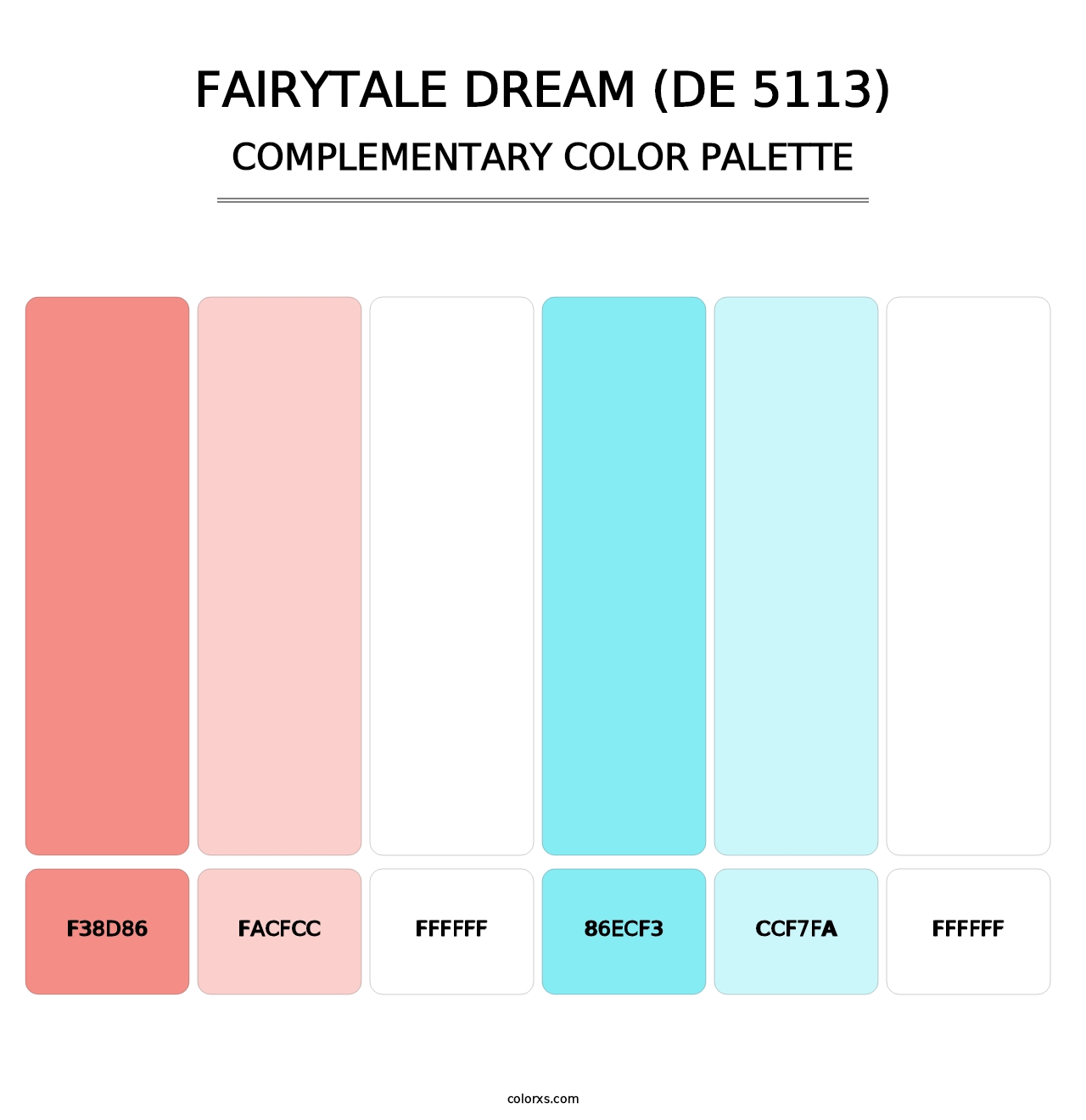 Fairytale Dream (DE 5113) - Complementary Color Palette