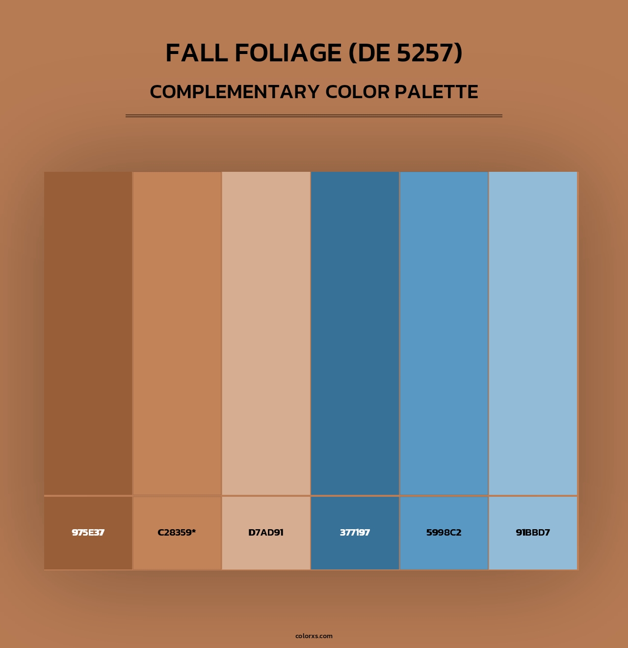 Fall Foliage (DE 5257) - Complementary Color Palette