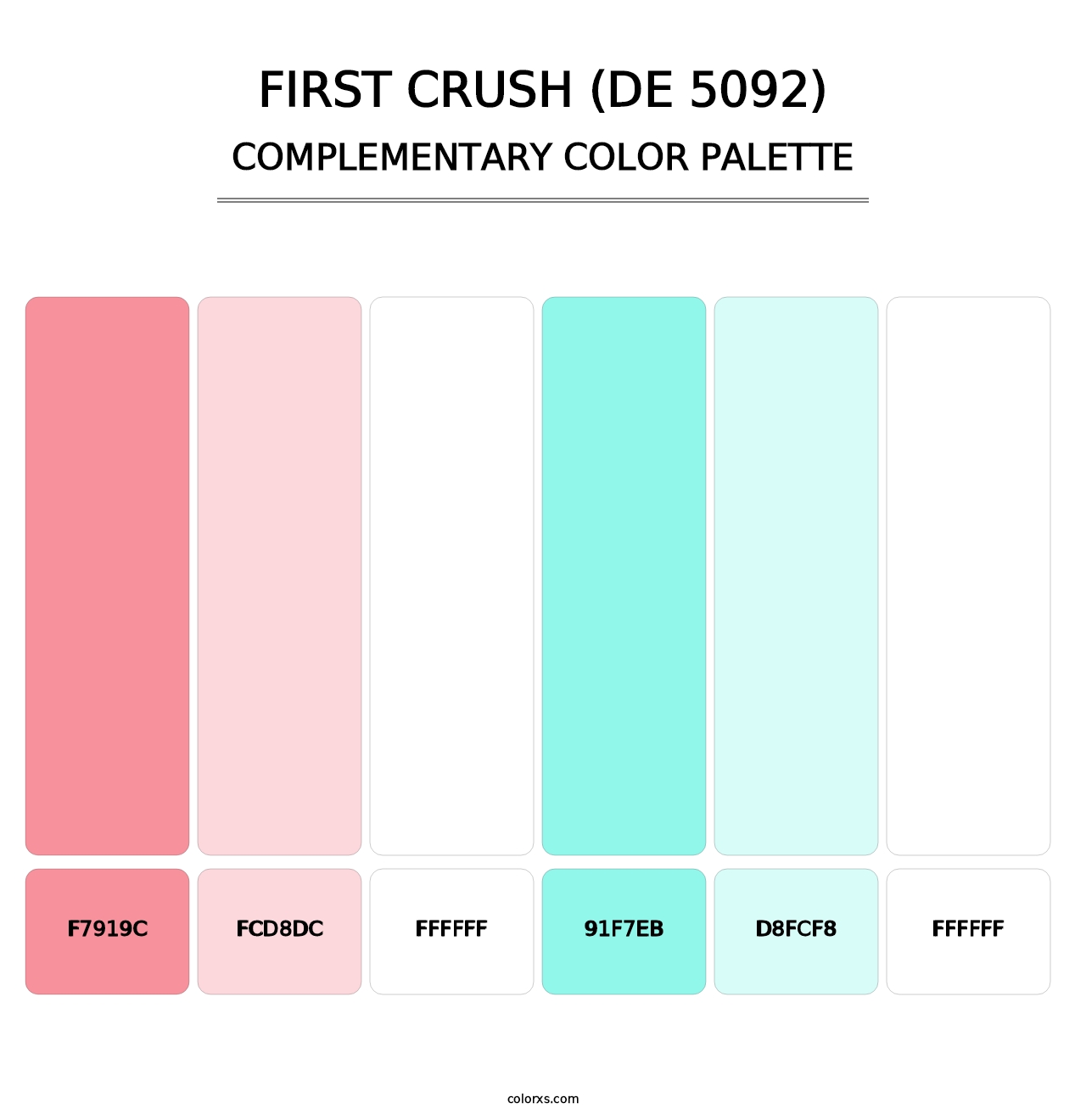 First Crush (DE 5092) - Complementary Color Palette