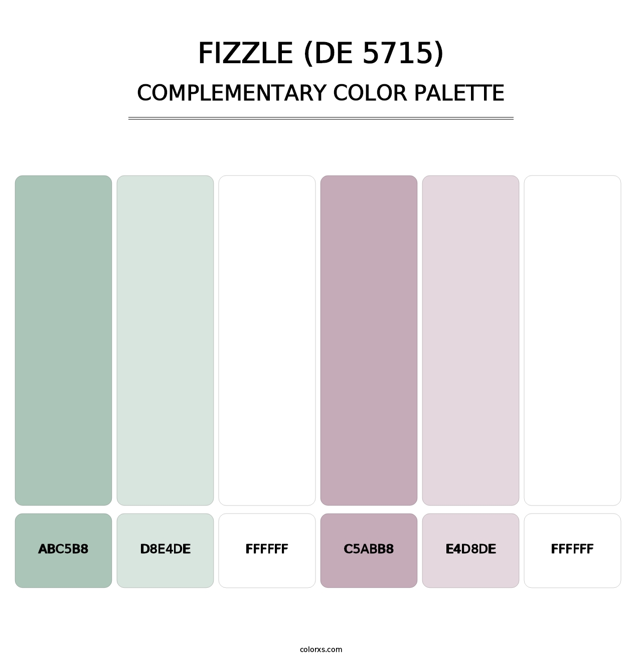 Fizzle (DE 5715) - Complementary Color Palette