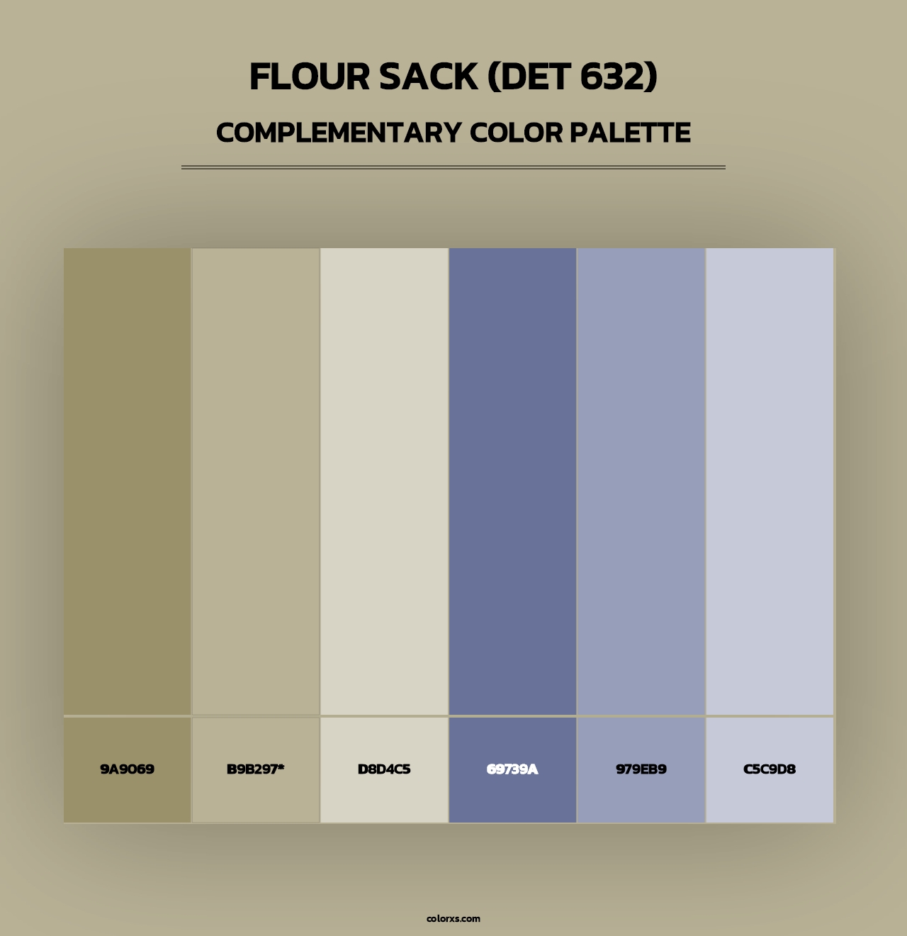Flour Sack (DET 632) - Complementary Color Palette