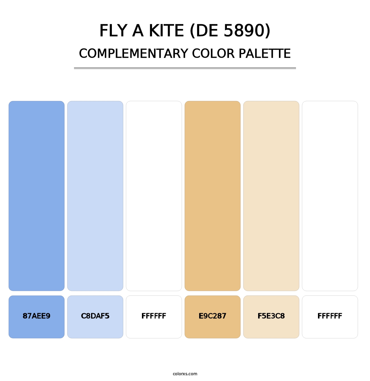 Fly a Kite (DE 5890) - Complementary Color Palette