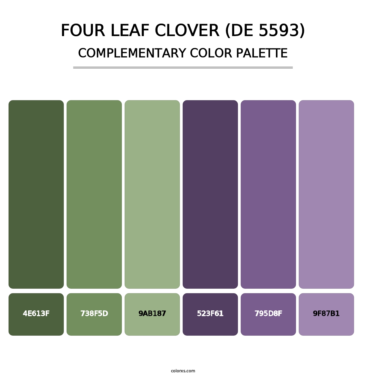 Four Leaf Clover (DE 5593) - Complementary Color Palette