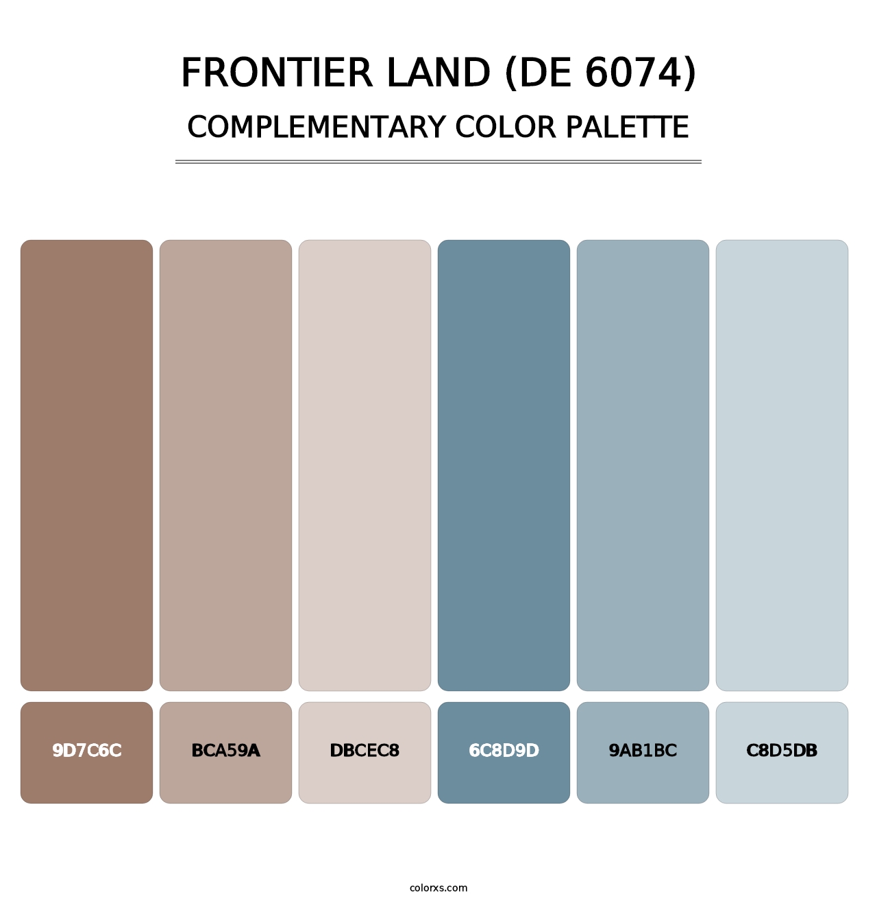 Frontier Land (DE 6074) - Complementary Color Palette