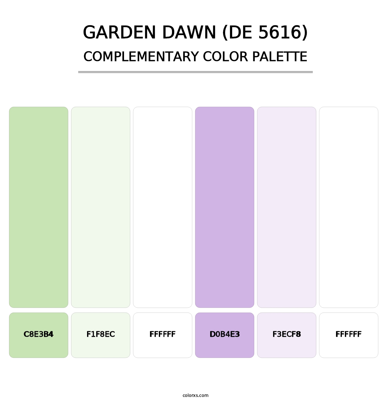 Garden Dawn (DE 5616) - Complementary Color Palette