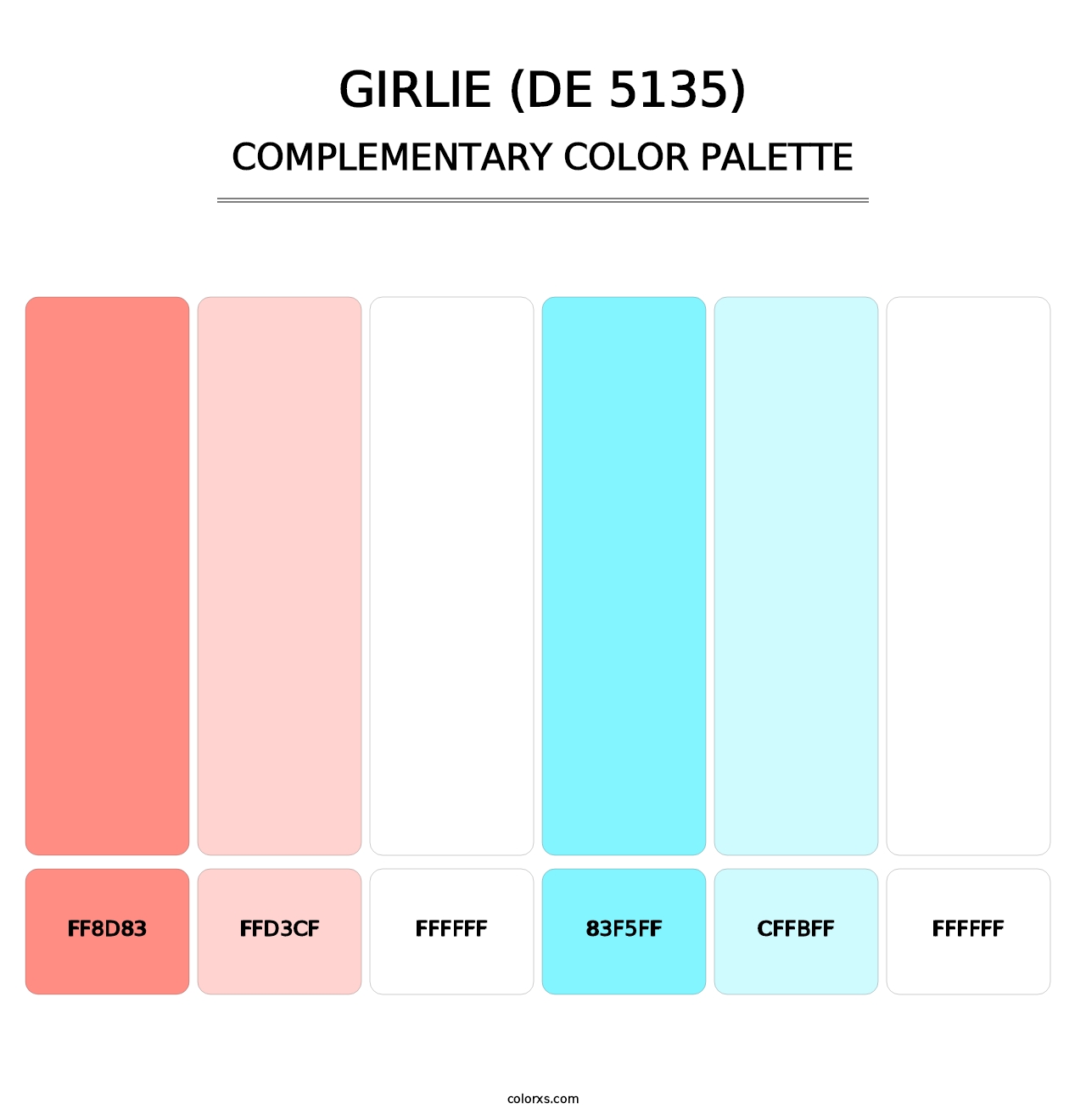 Girlie (DE 5135) - Complementary Color Palette