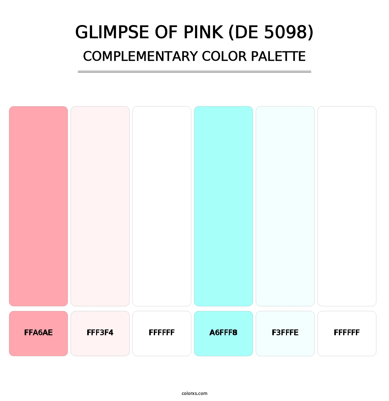 Glimpse of Pink (DE 5098) - Complementary Color Palette