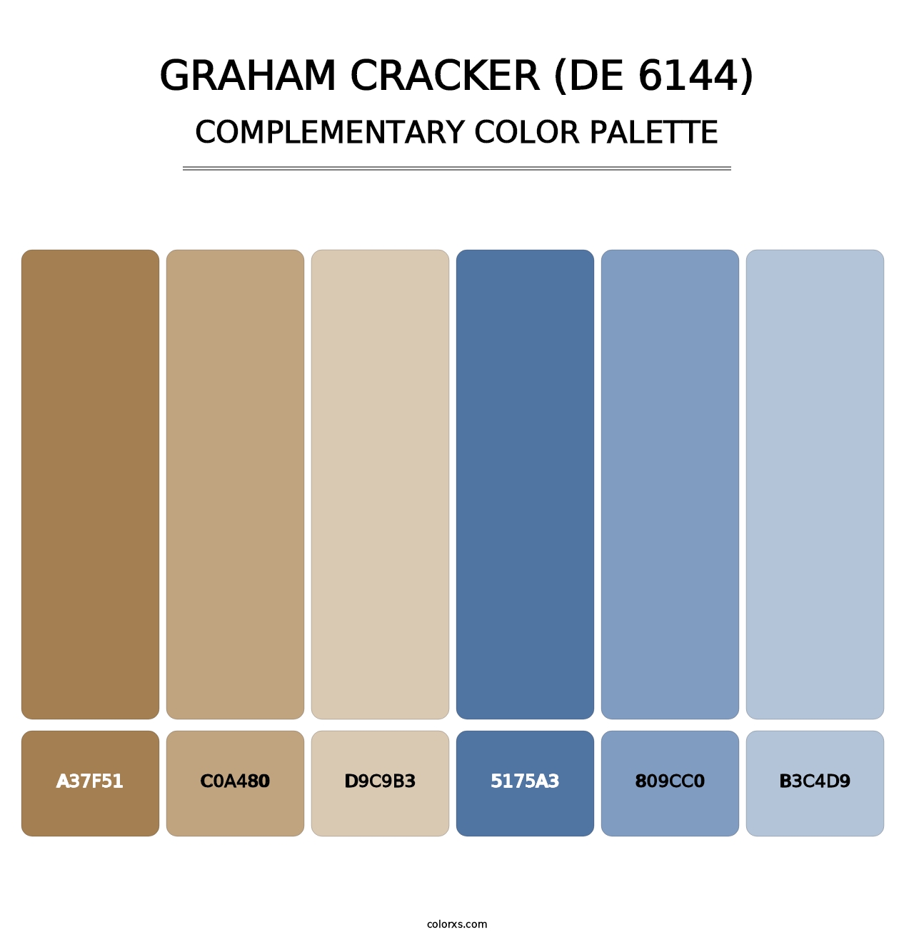 Graham Cracker (DE 6144) - Complementary Color Palette