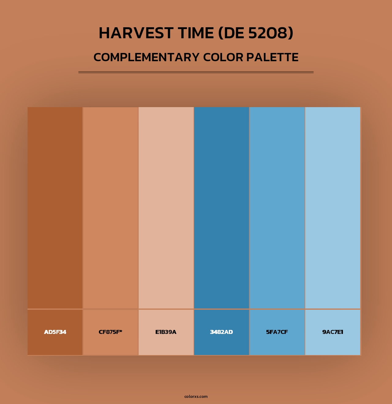 Harvest Time (DE 5208) - Complementary Color Palette