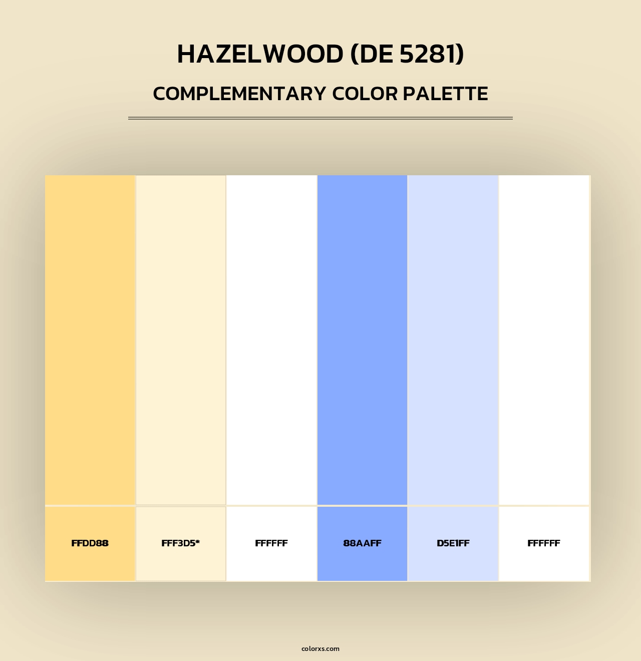 Hazelwood (DE 5281) - Complementary Color Palette