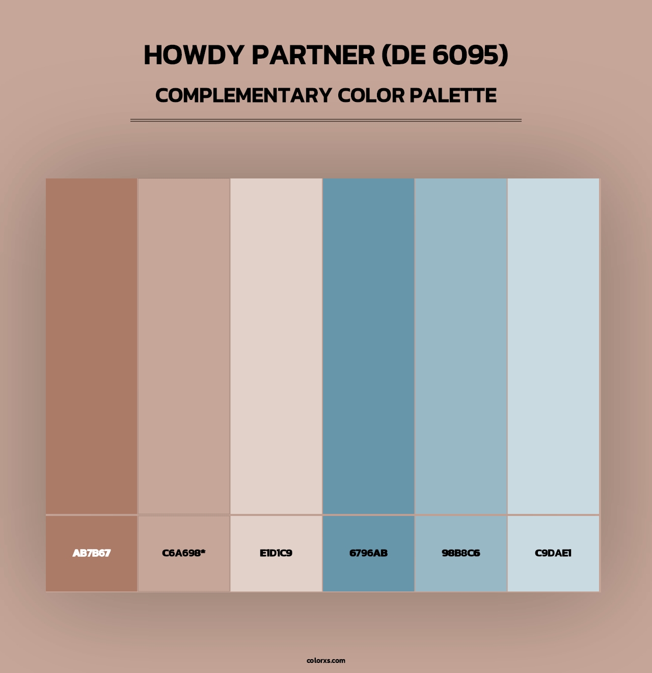 Howdy Partner (DE 6095) - Complementary Color Palette