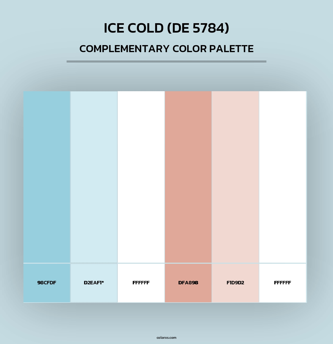 Ice Cold (DE 5784) - Complementary Color Palette
