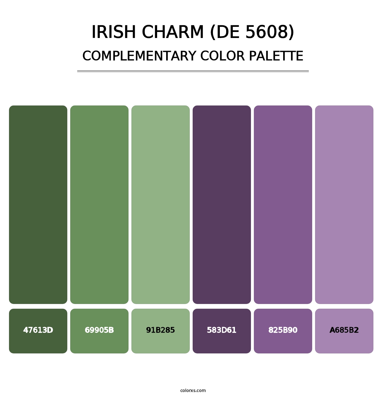 Irish Charm (DE 5608) - Complementary Color Palette