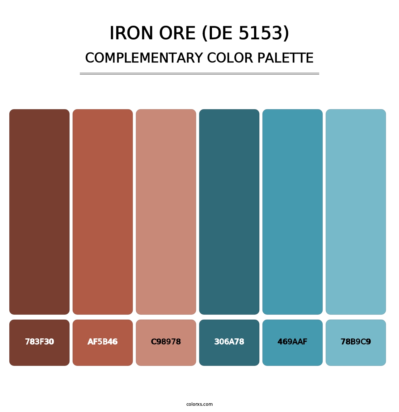 Iron Ore (DE 5153) - Complementary Color Palette