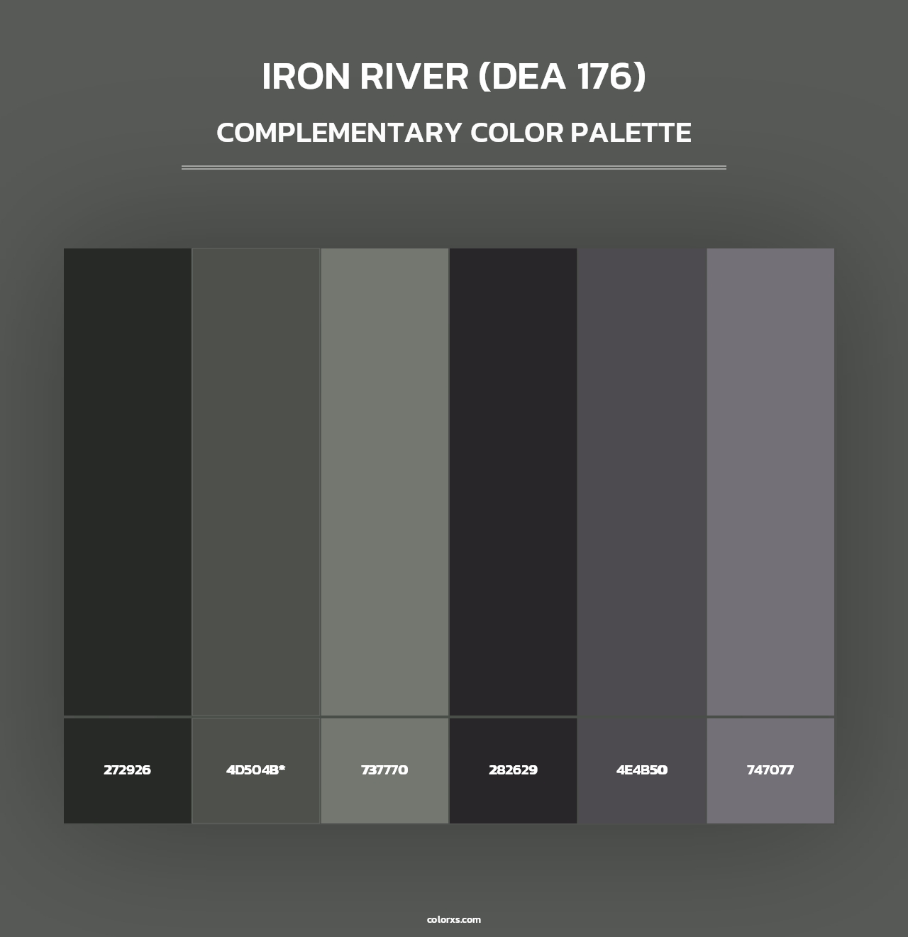 Iron River (DEA 176) - Complementary Color Palette