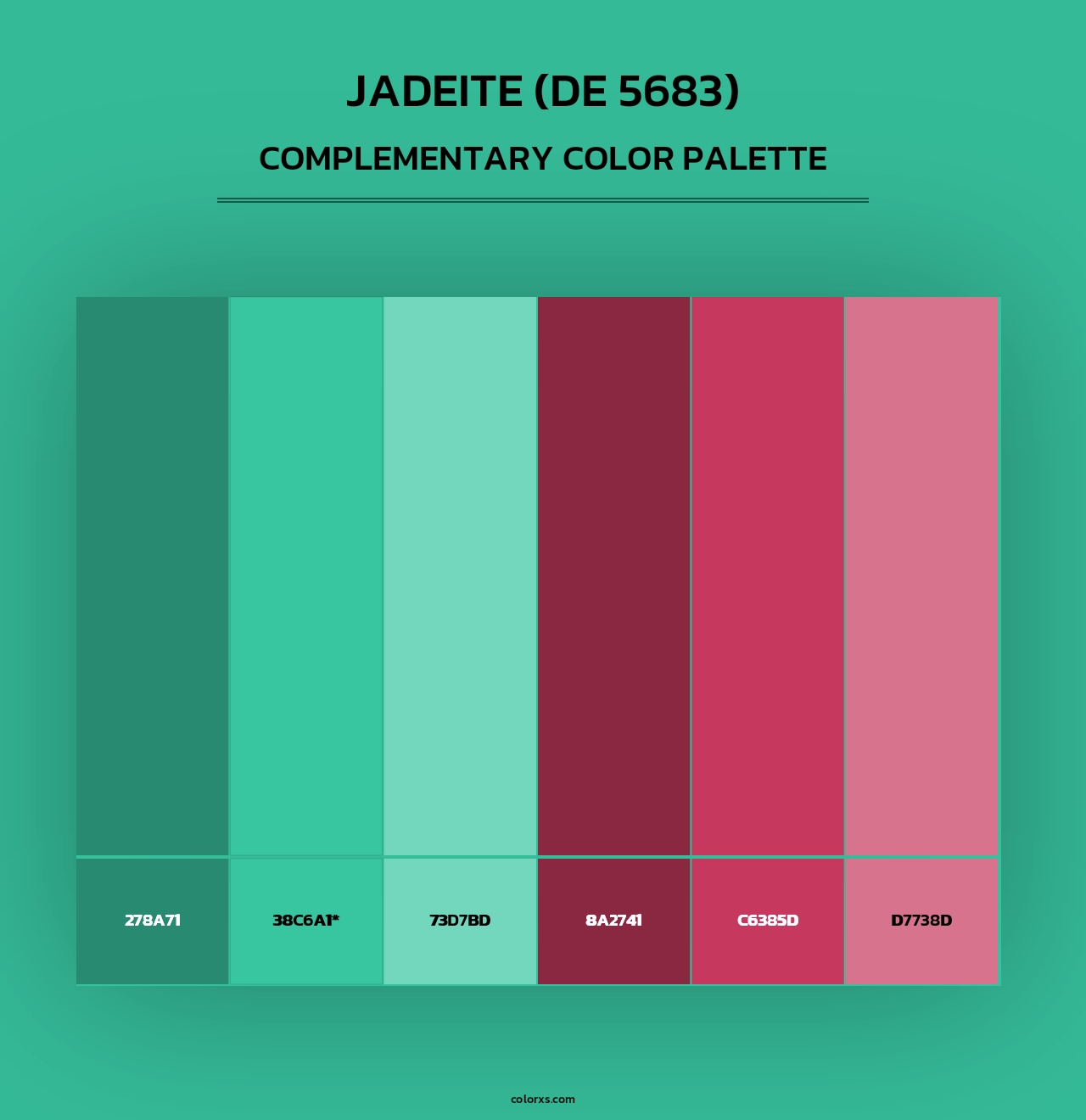 Jadeite (DE 5683) - Complementary Color Palette