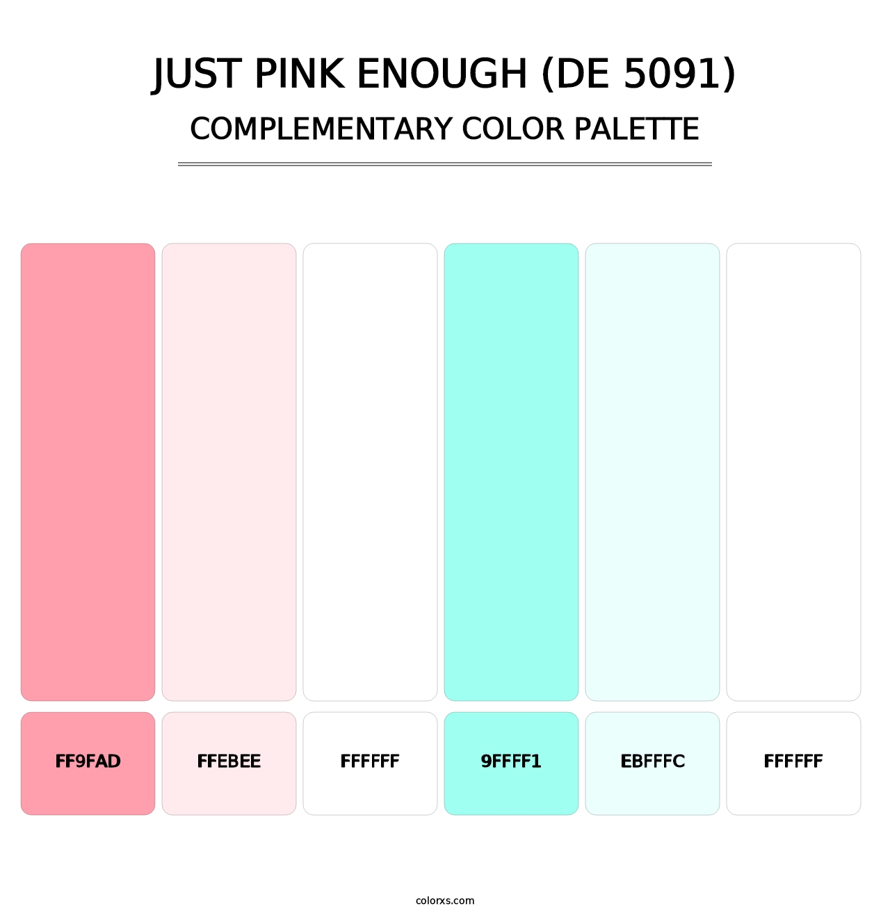 Just Pink Enough (DE 5091) - Complementary Color Palette