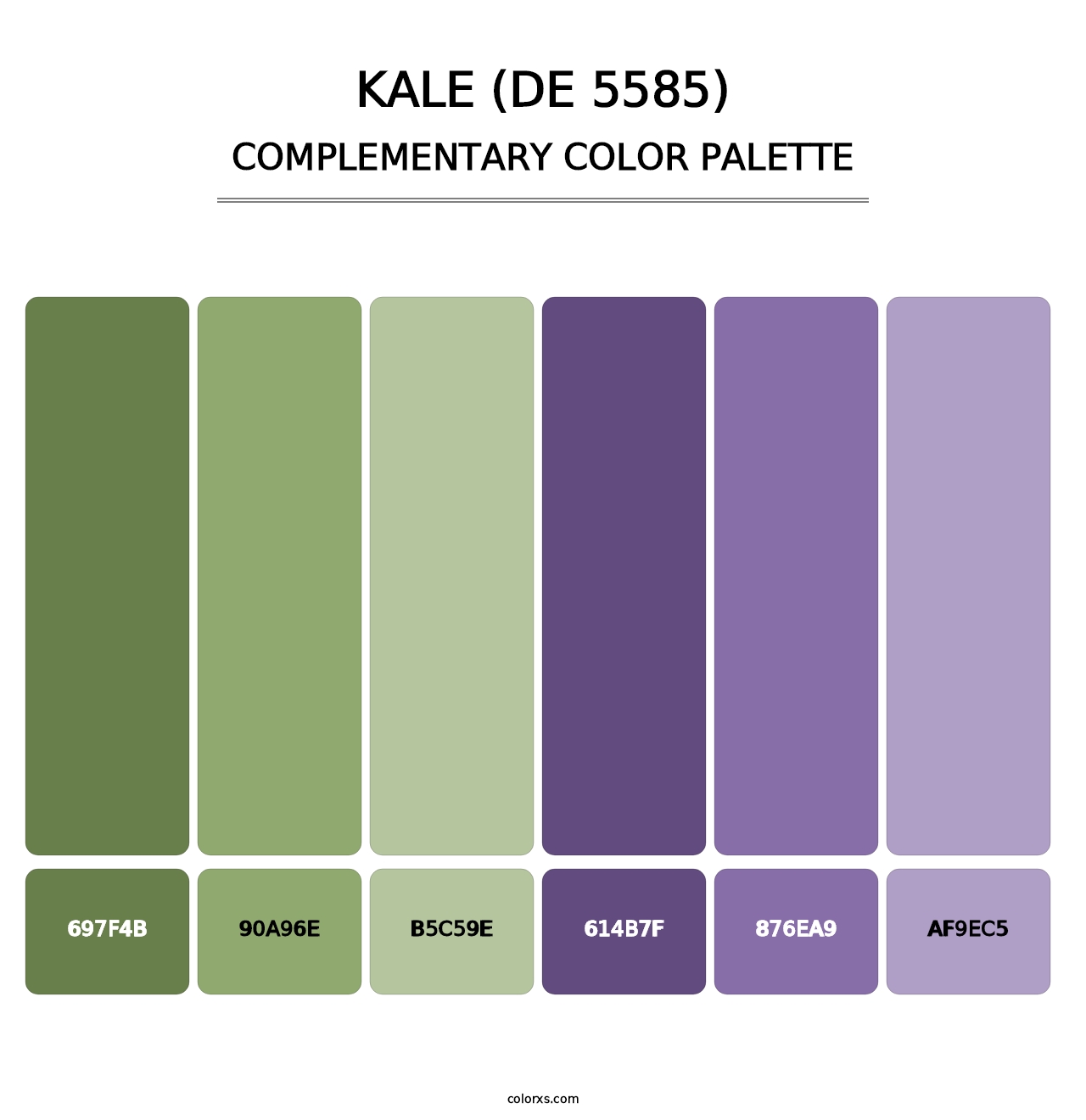 Kale (DE 5585) - Complementary Color Palette