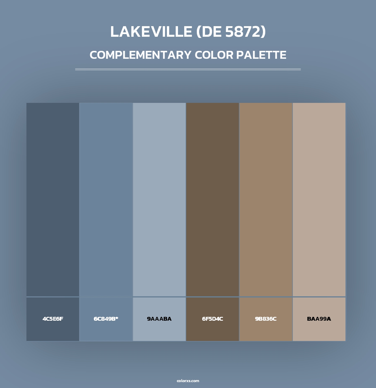 Lakeville (DE 5872) - Complementary Color Palette