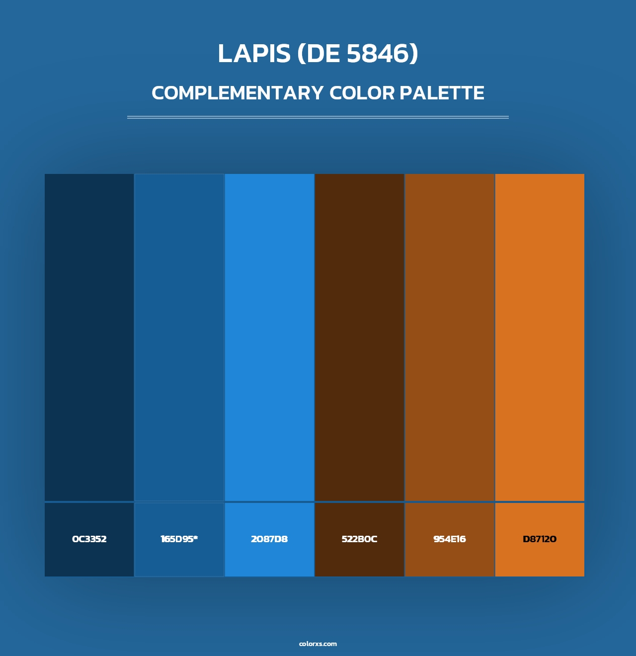 Lapis (DE 5846) - Complementary Color Palette