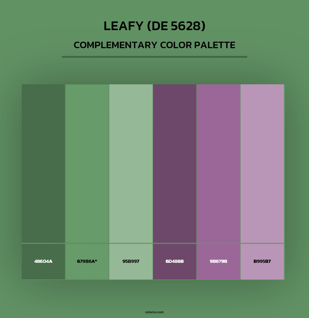 Leafy (DE 5628) - Complementary Color Palette
