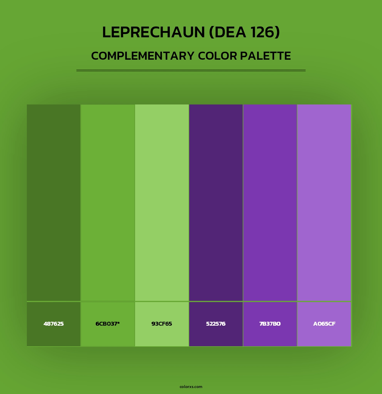 Leprechaun (DEA 126) - Complementary Color Palette