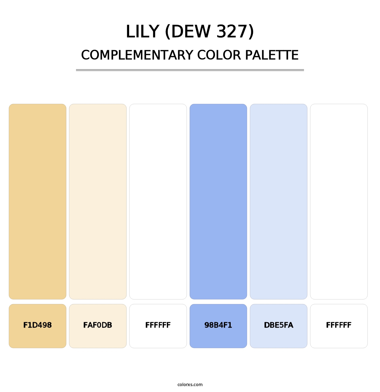 Lily (DEW 327) - Complementary Color Palette