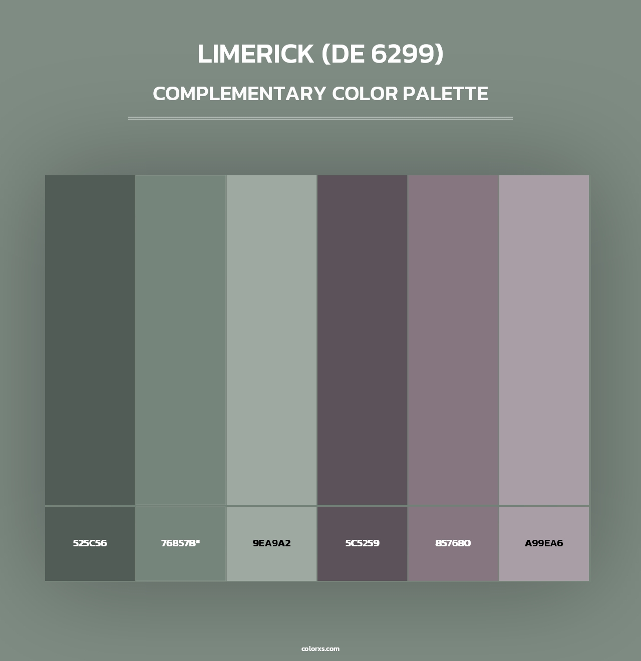 Limerick (DE 6299) - Complementary Color Palette