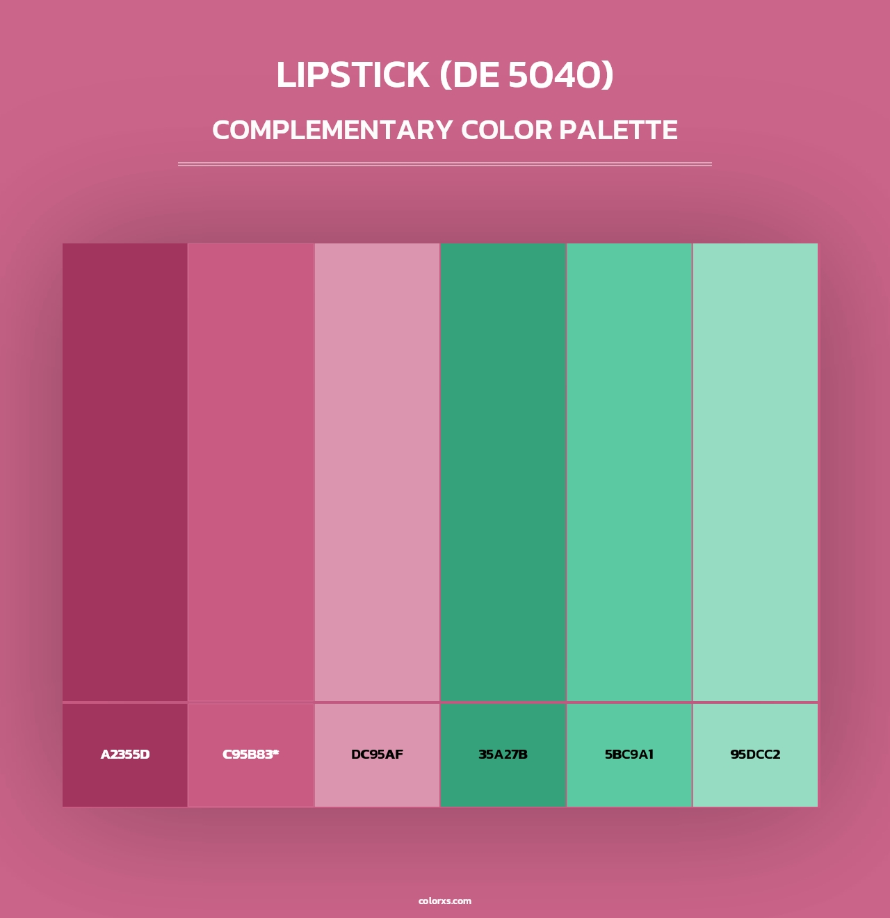 Lipstick (DE 5040) - Complementary Color Palette
