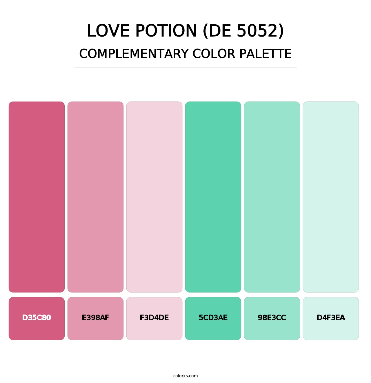Love Potion (DE 5052) - Complementary Color Palette