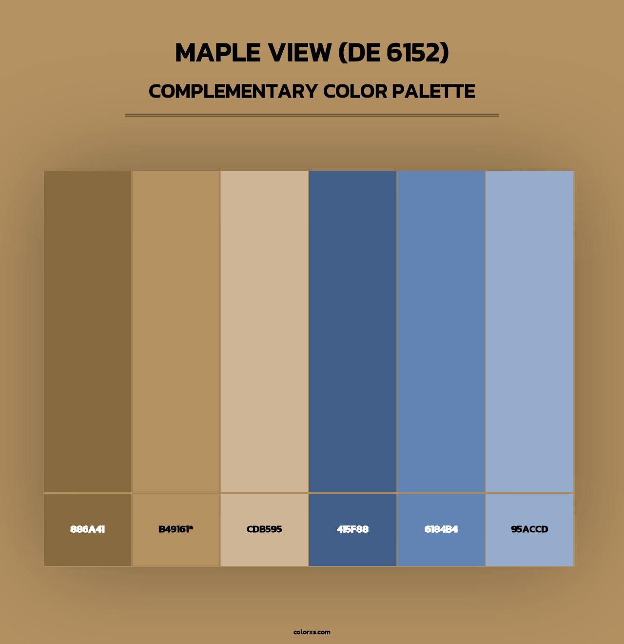 Maple View (DE 6152) - Complementary Color Palette