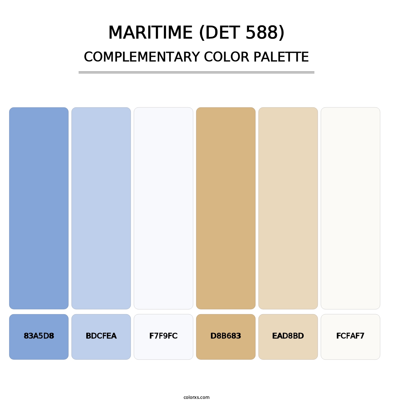 Maritime (DET 588) - Complementary Color Palette