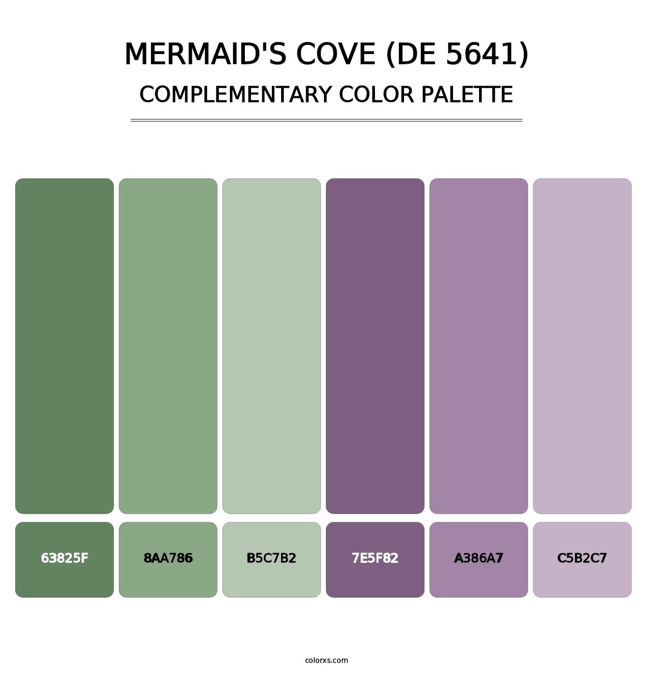 Mermaid's Cove (DE 5641) - Complementary Color Palette