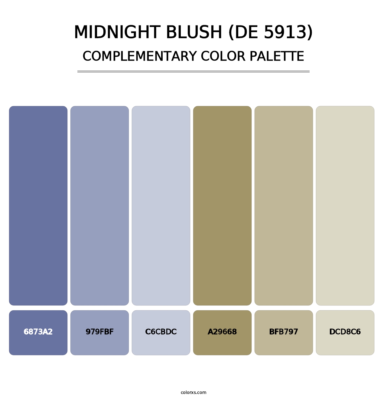 Midnight Blush (DE 5913) - Complementary Color Palette