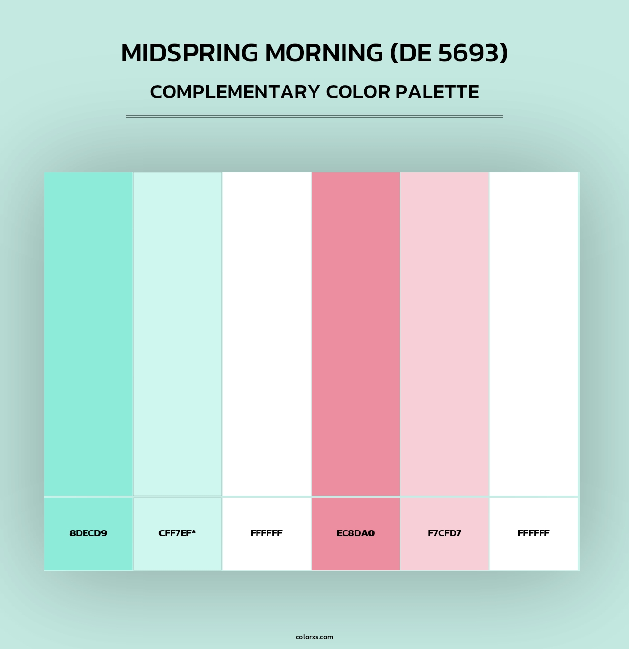 Midspring Morning (DE 5693) - Complementary Color Palette