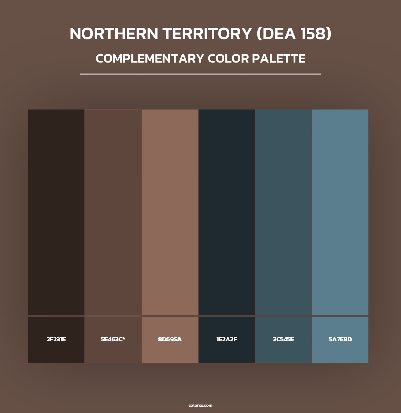 Northern Territory (DEA 158) - Complementary Color Palette