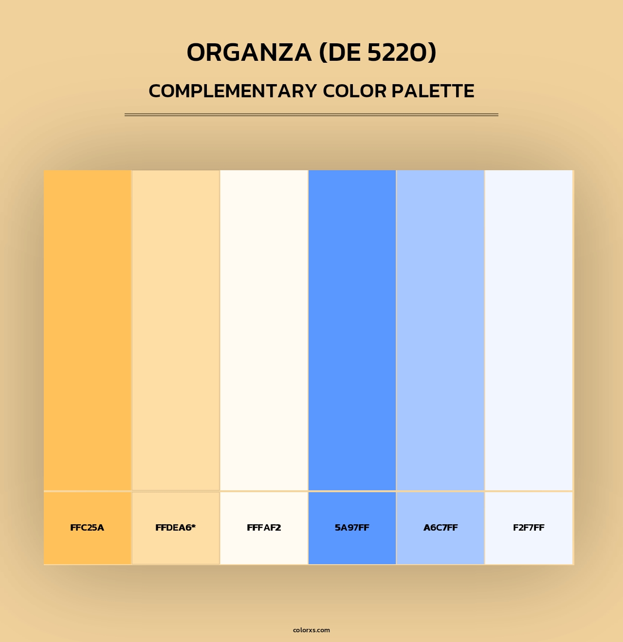 Organza (DE 5220) - Complementary Color Palette