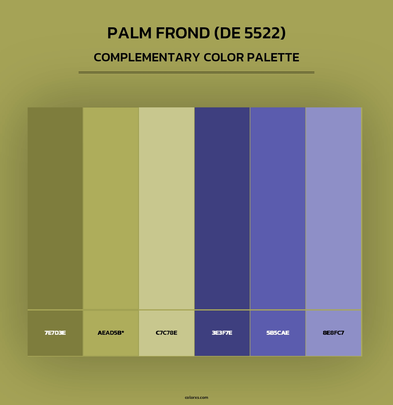 Palm Frond (DE 5522) - Complementary Color Palette