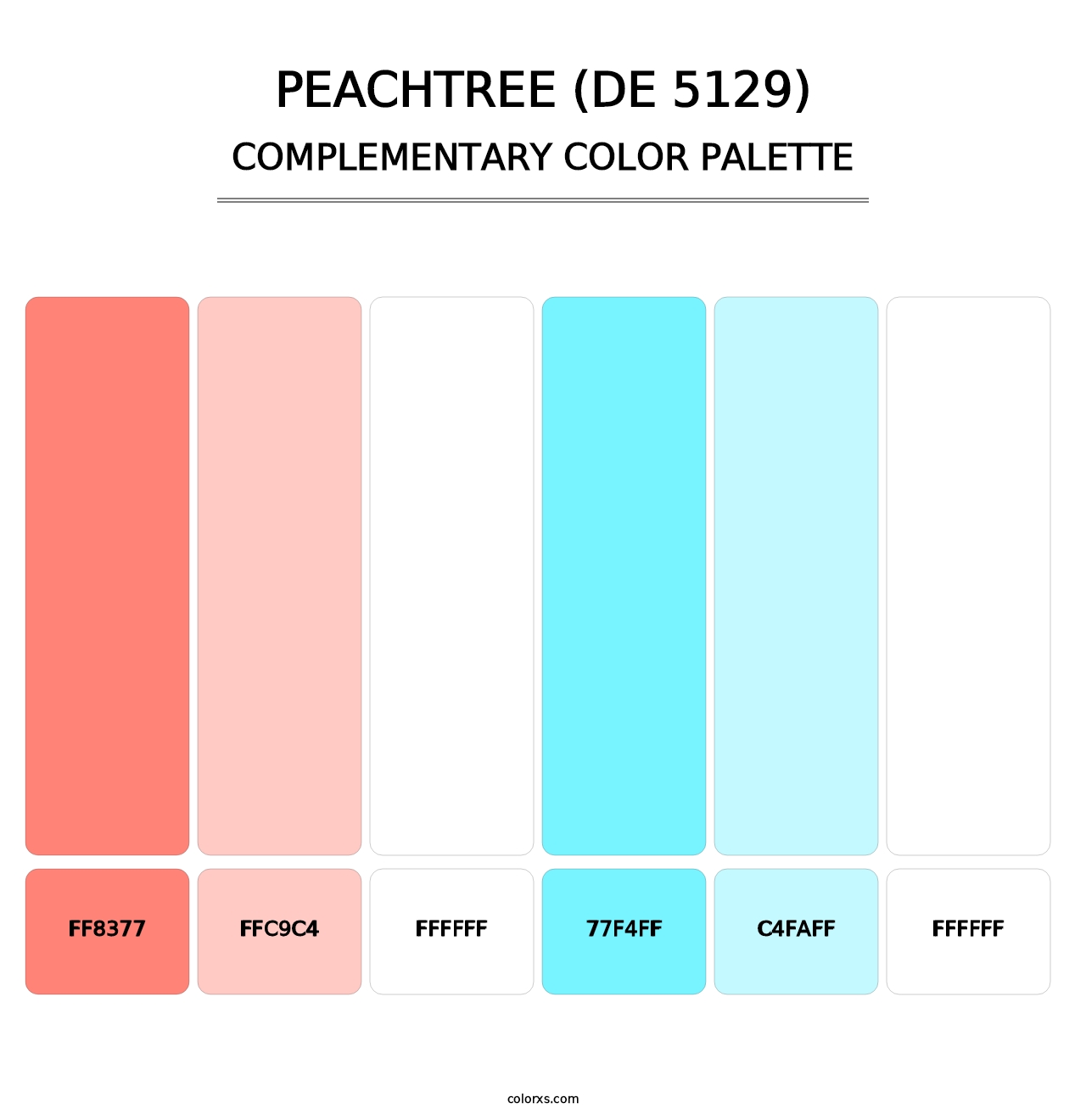 Peachtree (DE 5129) - Complementary Color Palette