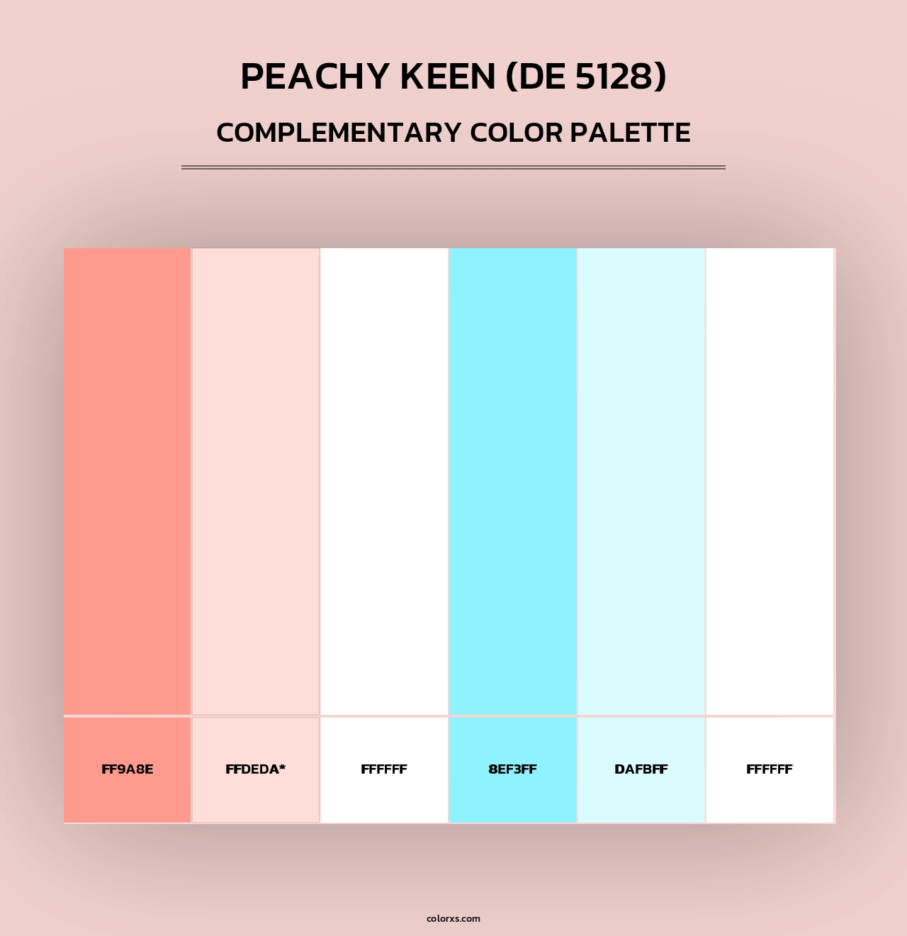 Peachy Keen (DE 5128) - Complementary Color Palette